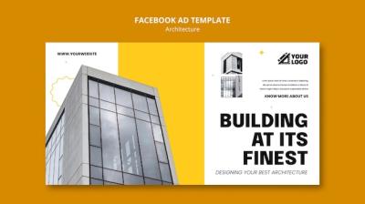 Flat Design Architecture Template – Free Download
