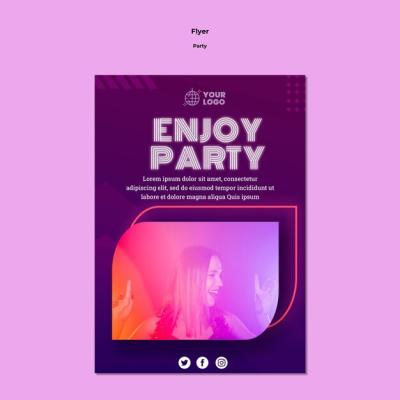 Party Flyer Template for Your Next Event – Free Download