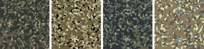 Camouflage Background Set Pattern Design Vector – Free Download
