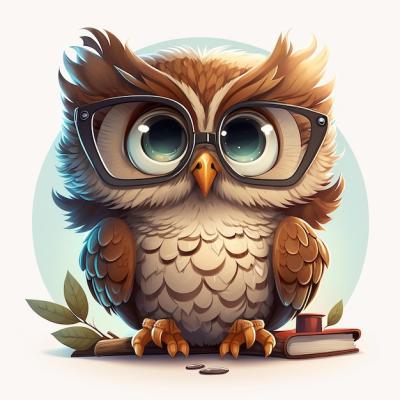 Cute Owl Cartoon Character – Free Stock Photo, Download for Free