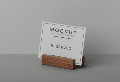 Table Display Mock-up – Free Download