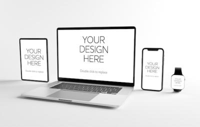 Device Mockup for Creative Projects – Free Download