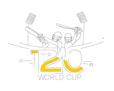T20 World Cup Cricket Championship Poster Template – Free Download for Stock Photos