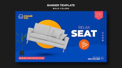 Furniture Store Ad Banner Template – Free Download