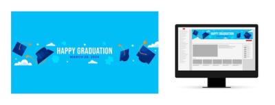 Graduation Youtube Channel Art – Free Download, Free Stock Photo