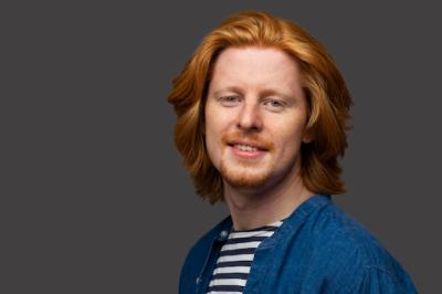 Handsome Red-Headed Man Smiling – Free Download