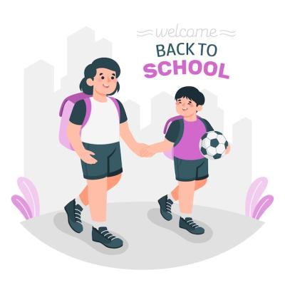 Back to School Concept Illustration – Free Download