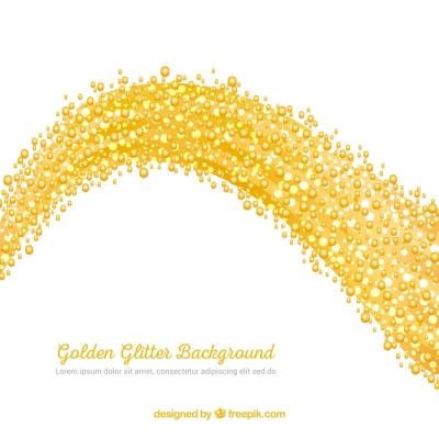 Golden Glitter Wave Background – Free Download, Free Stock Photo