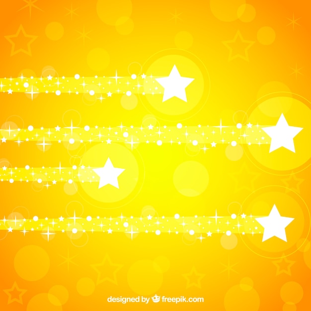 Shiny Yellow Star Trail Set – Free Download for Stunning Vector Templates