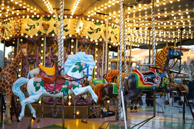 Horse by Carousel – Free Stock Photo, Download Free Stock Photo