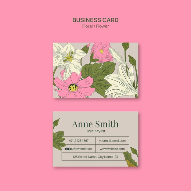 Floral Market Template – Free Download for Unique PSD Designs