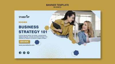 Business Horizontal Banner Template – Free Download