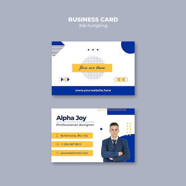 Job Hunting Template – Download Free Stock Photo