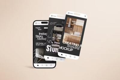 Instagram Story Mockup for Branding – Free Download