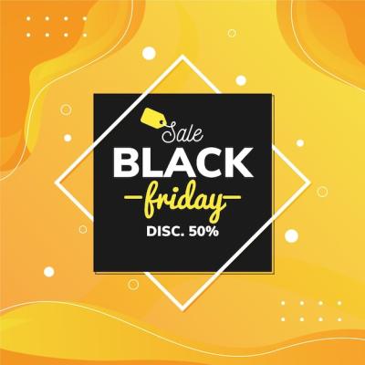 Flat Design Black Friday Vector Template – Free Download