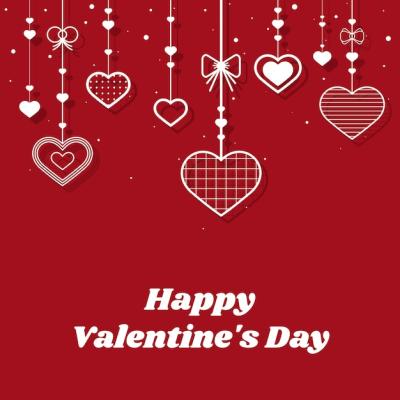 Valentine’s Day 14th of February Vector – Free to Download