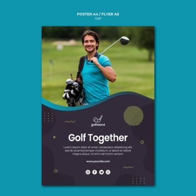 Golf Practice Flyer Design – Free Download