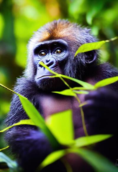 A Wild Monkey in the Green Jungle | Free Stock Photo for Download