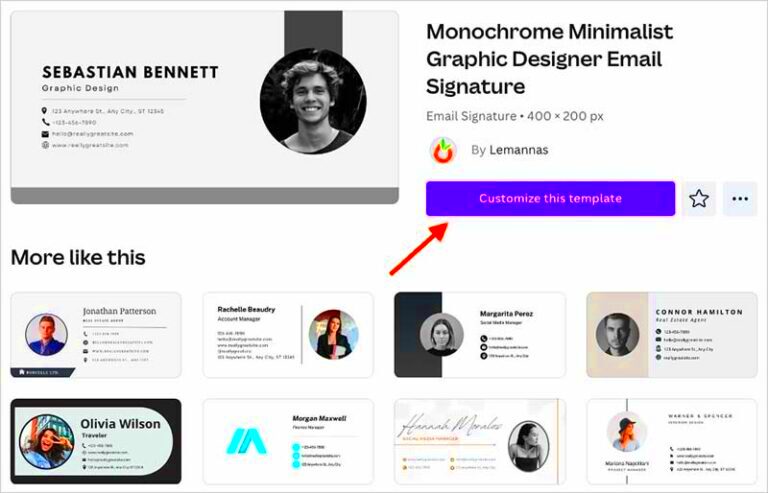 How to Create an Email Signature in Canva Simple Guide