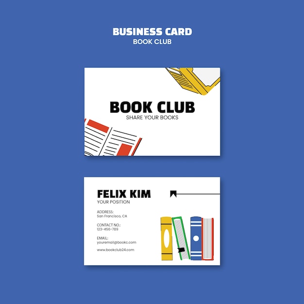 Book Club Template Design – Download Free Stock Photo