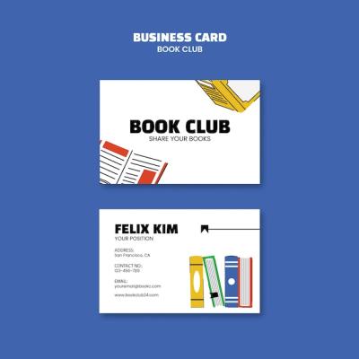 Book Club Template Design – Download Free Stock Photo