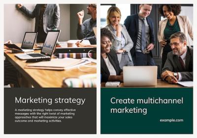 Digital Marketing Templates PSD Business Poster Set – Free Download