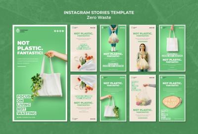 Zero Waste Instagram Stories Collection – Free Download