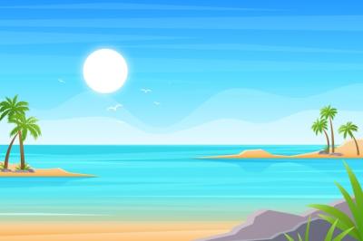 Stunning Summer Landscape Background for Zoom – Free to Download