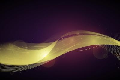 Shiny Wave Background and Bokeh – Free Download Stock Photo