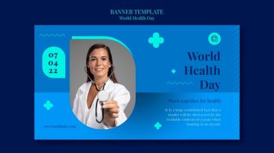 World Health Day Banner Template – Free Download