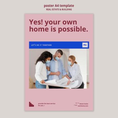 Real Estate and Building Poster – Free Download