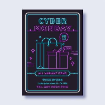 Cyber Monday Flyer Template – Free Download