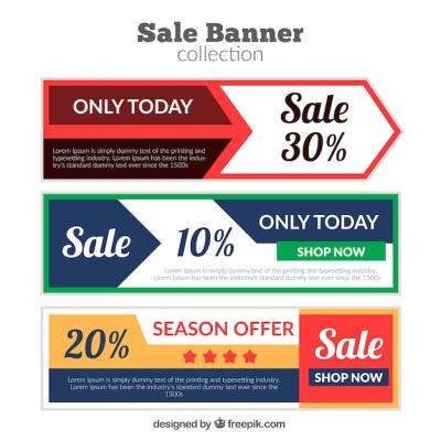 Stunning Abstract Offer Banners – Free Stock Photo, Download Free