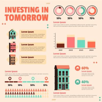 Real Estate Infographic Template Design – Free Download