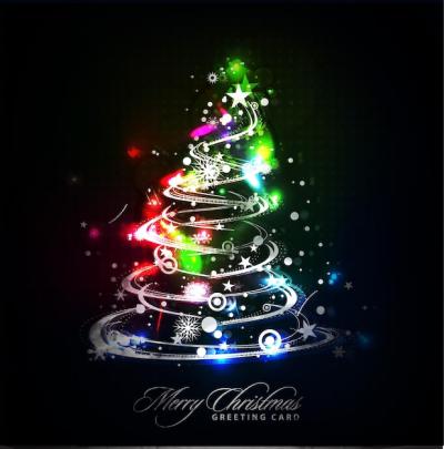 Christmas Tree Vector Illustration – Free to Download