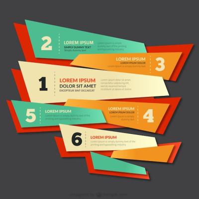Colorful Banner with Numbers – Free Download