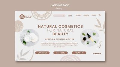 Beauty Landing Page Template – Free Download