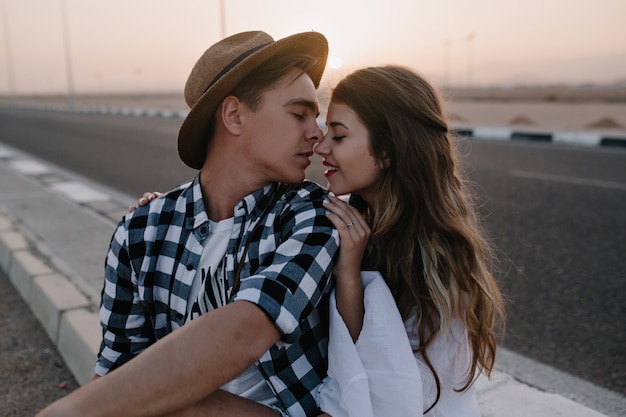 Charming Loving Couple in Trendy Outfits – Free Download