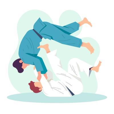 Jiu Jitsu Athletes in Action – Free Download Free Stock Photo