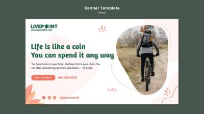 Happy Lifestyle Banner Design Template – Free Download