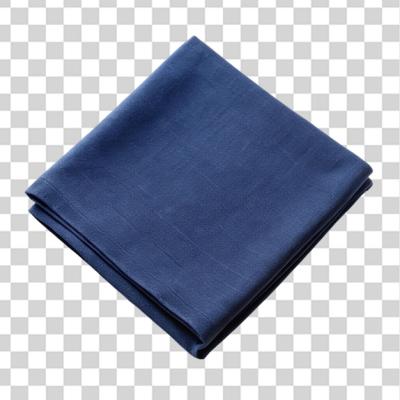 Dark Blue Napkin Isolated on Transparent Background – Free Stock Photo for Download