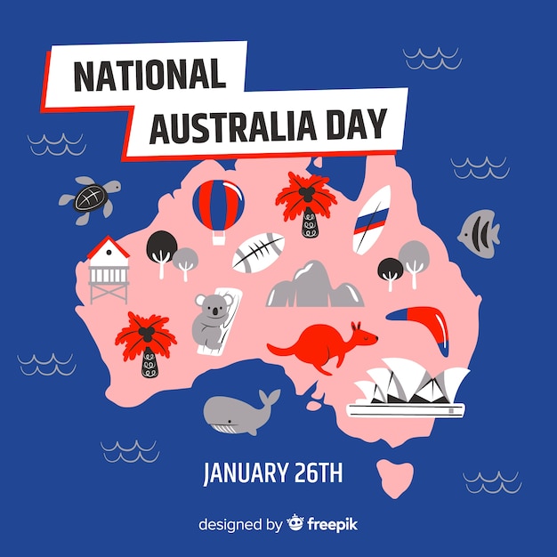 Australia Day Vector Templates – Free Download