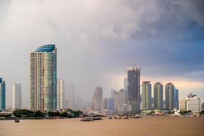 Stunning Modern Cityscape Against the Sky – Free Download