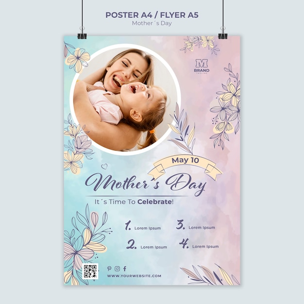 Mothers Day Template – Free Download, Download Free Stock Photo