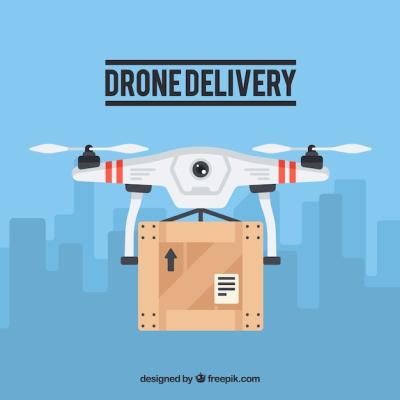 Professional Drone Delivering in the City – Free Stock Photo Download