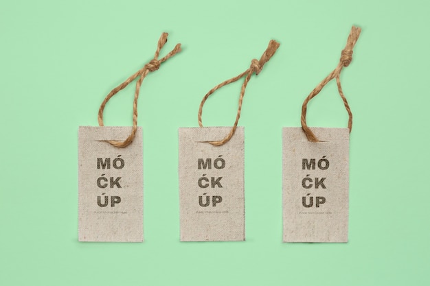 Eco Paper Label Mockup Design – Free Download