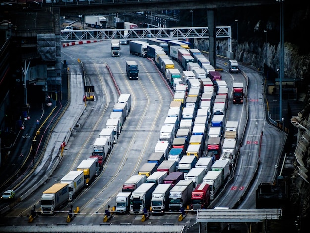 High Angle View of Cars in City – Free Stock Photo for Download