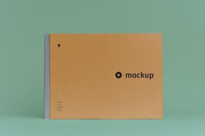 Brand Book Mockup Design: Top View Free Stock Photo for Download