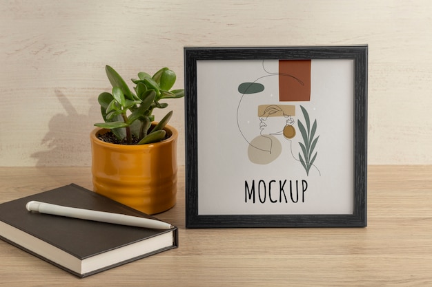 Square Frame Mockup Design – Free Download