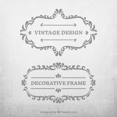 Vintage Decorative Frame Pack – Free Download